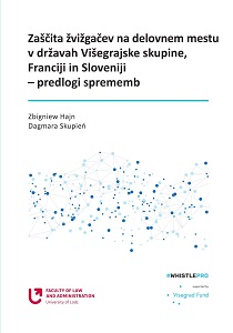 Towards better protection for whistleblowers in the Visegrad Group countries, France and Slovenia – proposals for change Cover Image