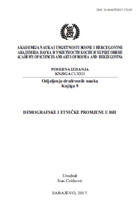 EDUCATION OF THE POPULATION IN BOSNIA AND HERZEGOVINA Cover Image