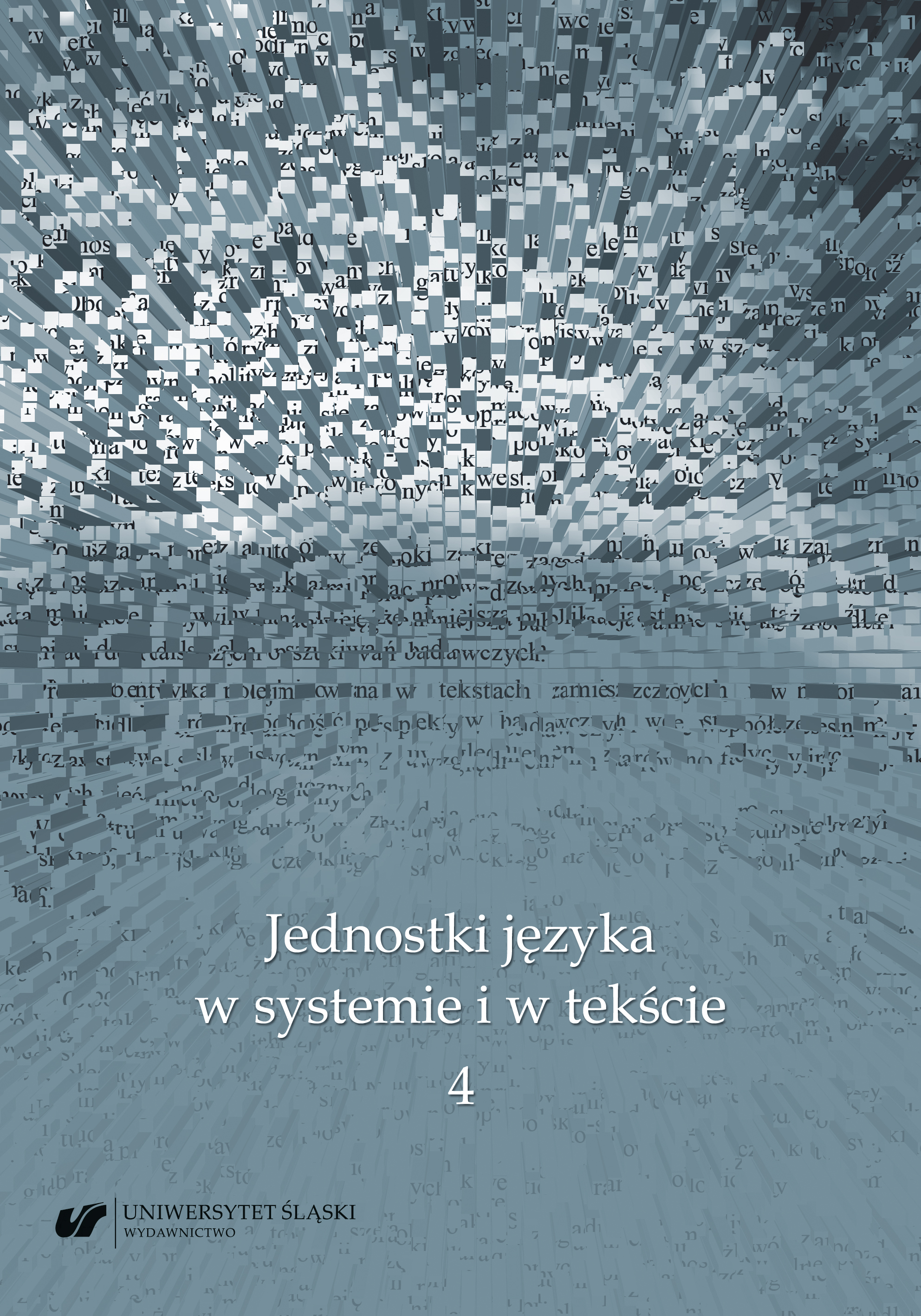 The units of language in a system and in a text 4 Cover Image