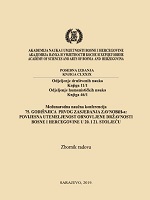 INTERNATIONAL SCIENTIFIC CONFERENCE 75TH ANNIVERSARY OF THE FIRST ZAVNOBIH SESSION - HISTORICAL ESTABLISHMENT OF THE RENEWED STATEHOOD OF BOSNIA AND HERZEGOVINA IN 20TH AND 21ST CENTURY