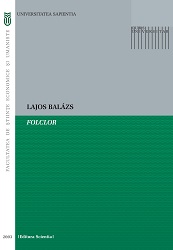 Folklore. General notions of folklore and popular poetics
