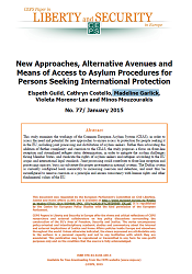 №77 New Approaches, Alternative Avenues and Means of Access to Asylum Procedures for Persons Seeking International Protection Cover Image
