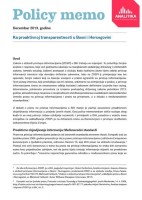 Ka proaktivnoj transparentnosti u Bosni i Hercegovini