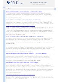 № 21 SELDI Anti-Corruption-Newsletter