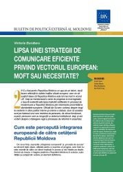 Lack of effective Communication Strategy on European Vector: Whim or Necessity? Cover Image