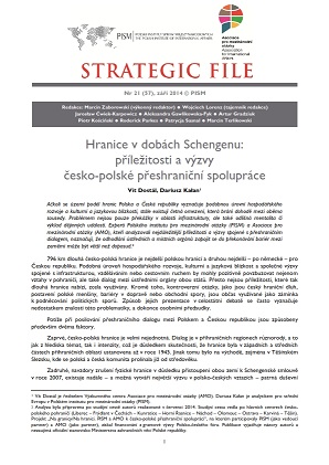 №57: Border in Schengen times: opportunities and challenges of Polish-Czech cross-border cooperation