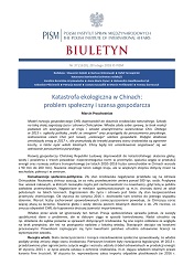 Katastrofa ekologiczna w Chinach: problem społeczny i szansa gospodarcza