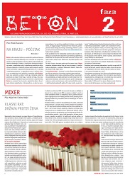BETON - Kulturno propagandni komplet br. 205, god. XIII, Beograd, utorak, 19. mart 2019.