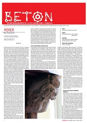 BETON - Kulturno propagandni komplet br. 156, god. X, Beograd, utorak, 17. februar 2015.