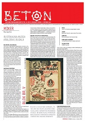 BETON - Kulturno propagandni komplet br. 29, god. II, Beograd, utorak, 2. oktobar 2007.