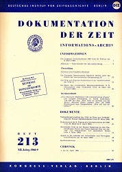 Dokumentation der Zeit 1960 / 213