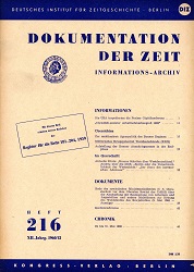 Dokumentation der Zeit 1960 / 216
