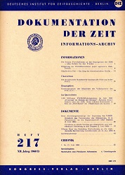 Dokumentation der Zeit 1960 / 217