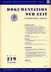 Dokumentation der Zeit 1960 / 219