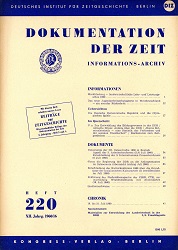 Dokumentation der Zeit 1960 / 220
