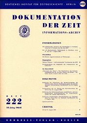 Dokumentation der Zeit 1960 / 222