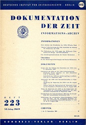 Dokumentation der Zeit 1960 / 223