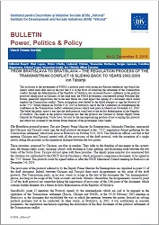 From Bratislava to Bratislava – The Regulation Process of the Transnistrian Conflict is sliding back to Years 2002-2003 Cover Image
