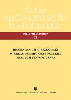 Does Dialectic Retain Its Cognitive Validity also beyond the Realm of Philosophy? Some Remarks Concerning Cieszkowski's Contribution to Correction of  Cover Image