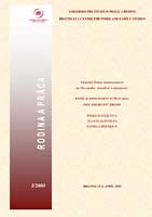 Atypical Employment in Slovakia: Past and Recent Trends Cover Image