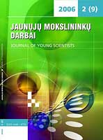 Assessment of Dominating Work Motives on the Basis of Private and Public Sector Organizations in Šiauliai City  Cover Image