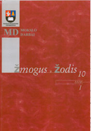 About the Word Accents in the Endings of the Cases Datyvus and Instrumentalis in the Eastern Lithuanian Subdialects of Utena Cover Image