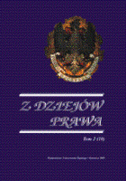 A rewiev: S. Grodziski "Studia galicyjskie. Rozprawy i przyczynki do historii ustroju Galicji". Kraków 2007 Cover Image