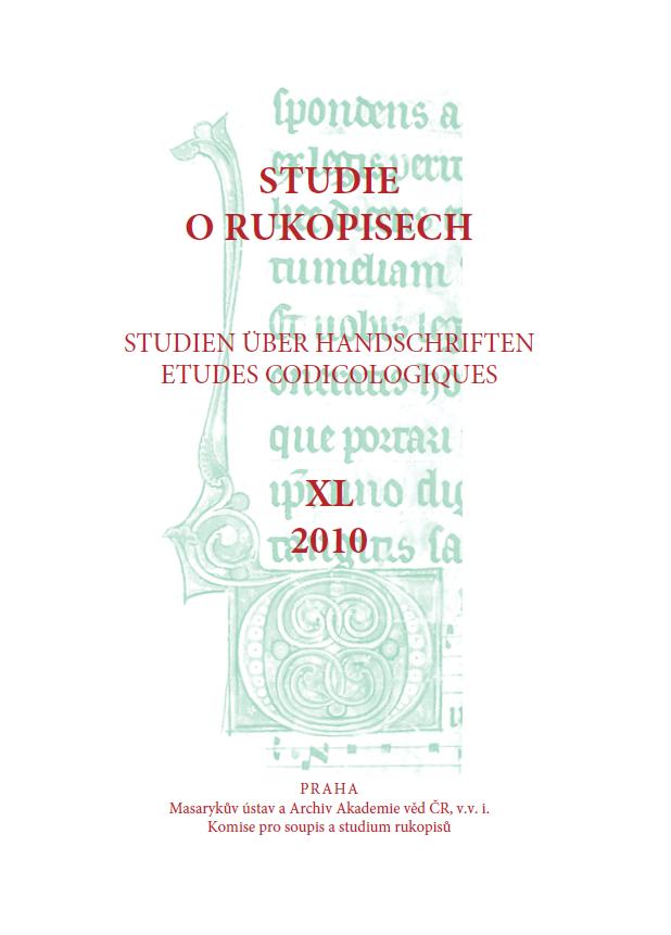 Inventory of the manuscripts of the Piarist College library in  Mikulov held at the Moravian Provincial Library Cover Image