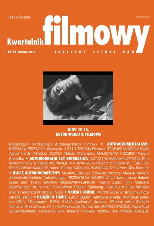 Empty space. Autobiographical strategies in documentary films on Holocaust  Cover Image