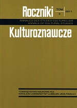 Problemy z transkulturowością doświadczenia sztuki. Sprawozdanie z XXXVI (2) Spotkań Estetycznych "Estetyka pośród kultur". Kraków, 25-26 maja 2011 r Cover Image