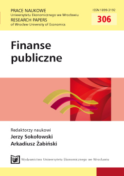 Public spending policy in Poland in the years 2008-2012 Cover Image