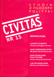A few remarks on the crisis and the need for philosophy of politics Cover Image