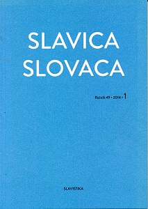 Language in Jozef Ignác Bajza’s work Cover Image