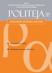 Examples of Political Mobilization Tatar Ethno‑Cultural Communities in the Autonomous Republic of Crimea in the Years 1991‑2014 Cover Image