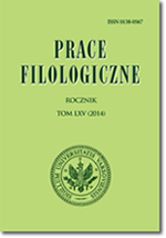 On phraseology in Tadeusz Lehr-Spławiński’s unfinished Polish dictionary Cover Image
