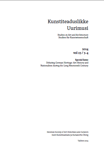 Art Historiography during World War I: Kunstschutz and Reconstruction in the General Government of Warsaw Cover Image