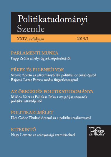 Written Questions of Local Issues in the Hungarian Parliament Cover Image