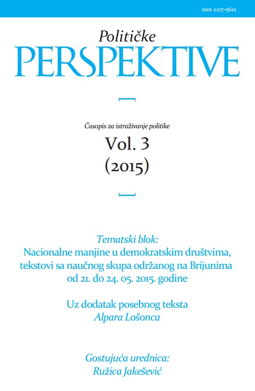 Eelativization of European National Minority Politics – Case Study Bosnia and Herzegovina Cover Image