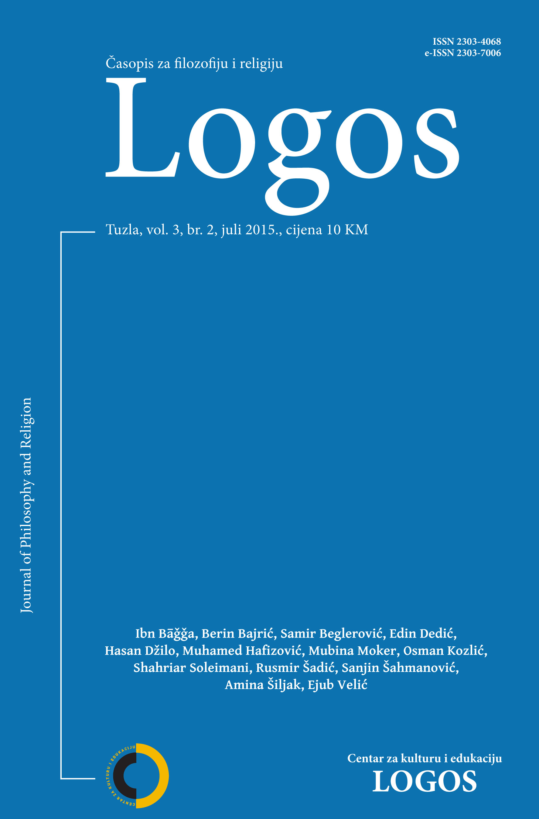 SUFISM AND TARIQA IN BOSNIA AND HERZEGOVINA IN THE FIRST HALF OF XX. CENTURY Cover Image