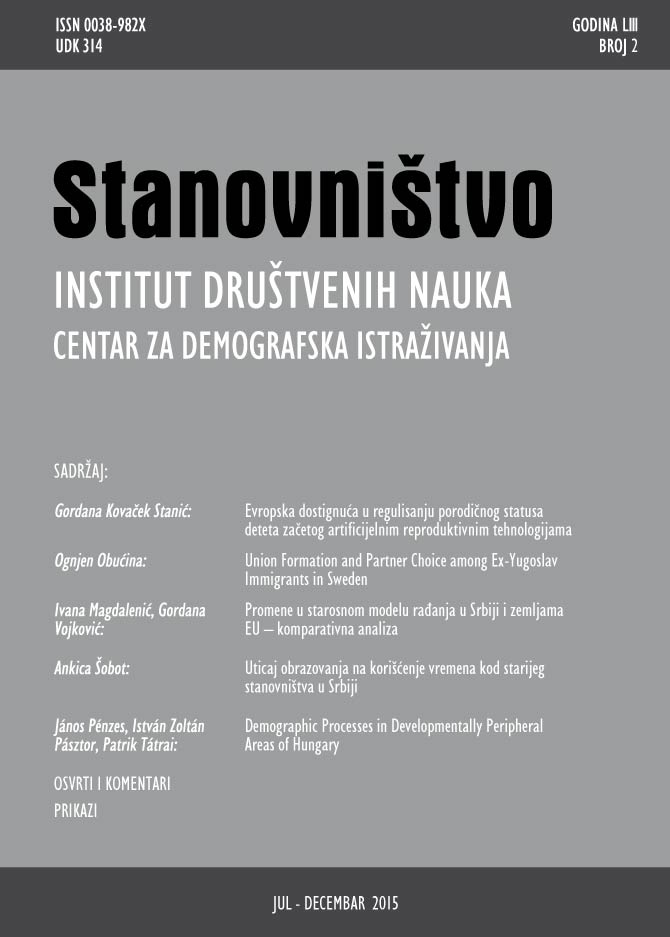 European Accomplishments in Regulation of the Family Status of the Child Conceived by Artificial Reproduction Technologies Cover Image