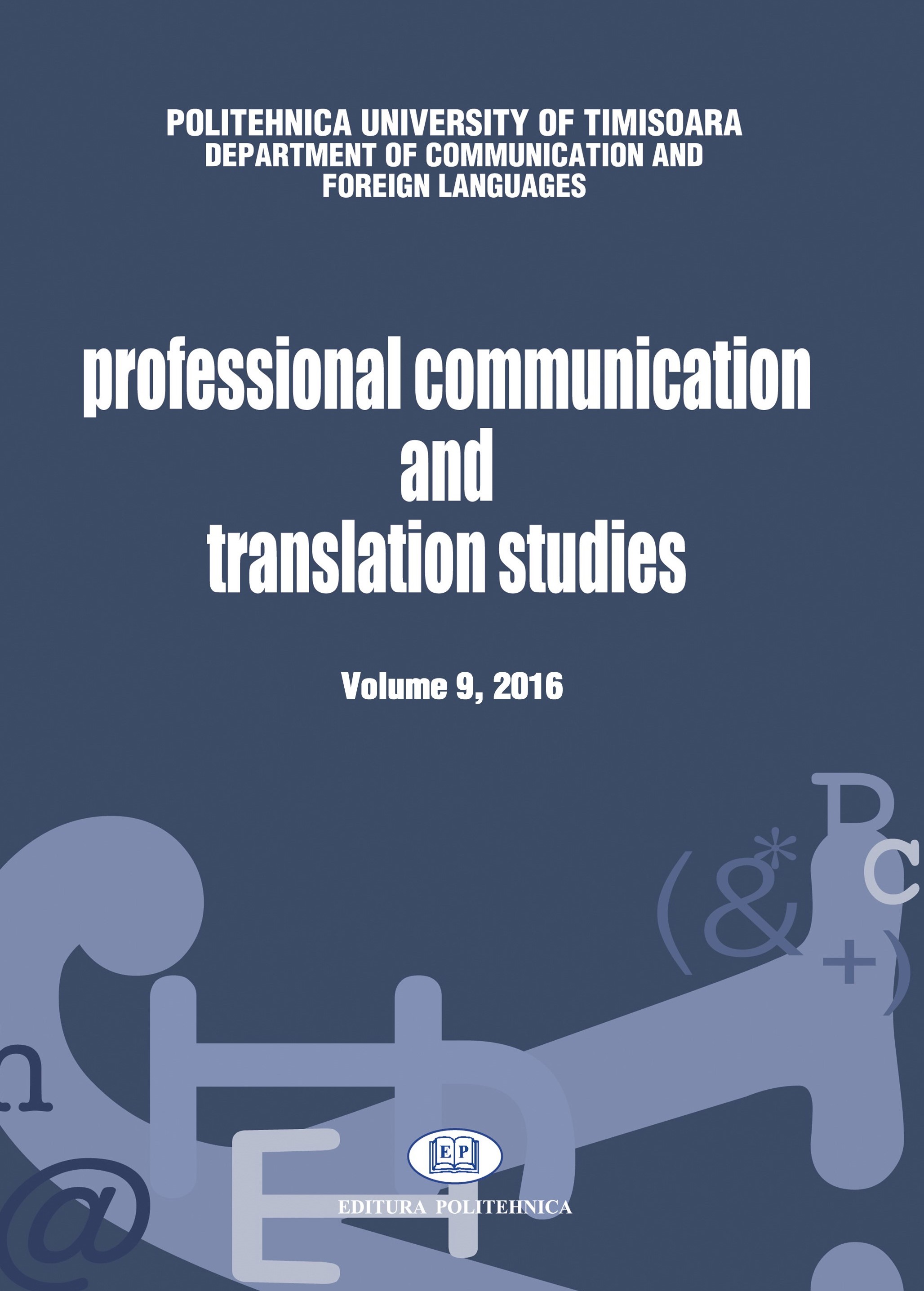 SKOPOS THEORY IN THE TRANSLATION OF ONLINE ADVERTISING FROM ENGLISH INTO ARABIC Cover Image