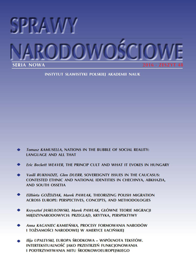 Key theories of international migrations: overview, critique and perspectives Cover Image