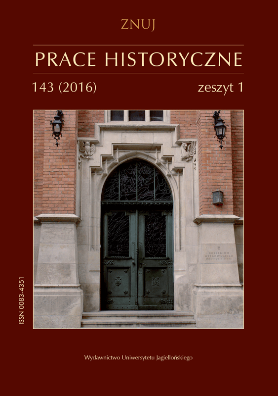 Konferencja „Edycje źródłowe akt sejmikowych. Problemy i perspektywy edytorskie” (Warszawa, 15 października 2015 r.) Cover Image