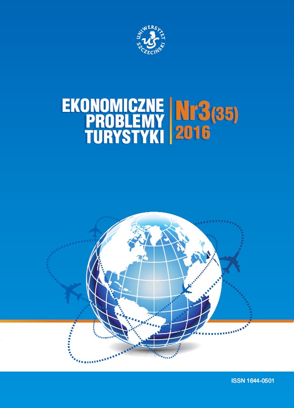 TOURISM DEVELOPMENT TRENDS IN SUBURBAN AREAS IN THE OPINION OF THE ORGANIZERS AND PARTICIPANTS OF THE TOURISM (ON THE EXAMPLE OF LOWER SILESIA MUNICIPALITIES) Cover Image
