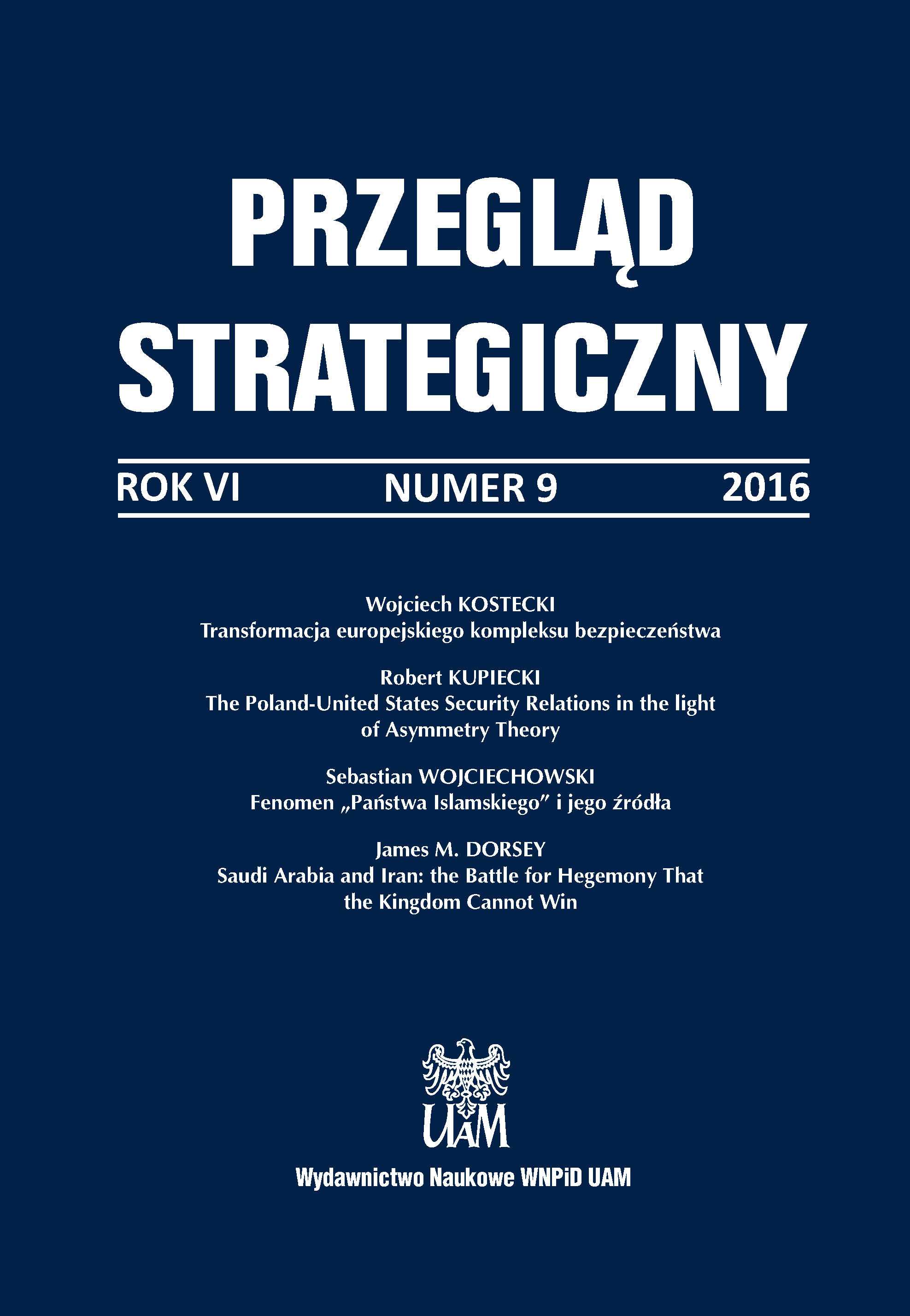 Non-military aspects of international security – the migration crisis of 2015–2016 Cover Image