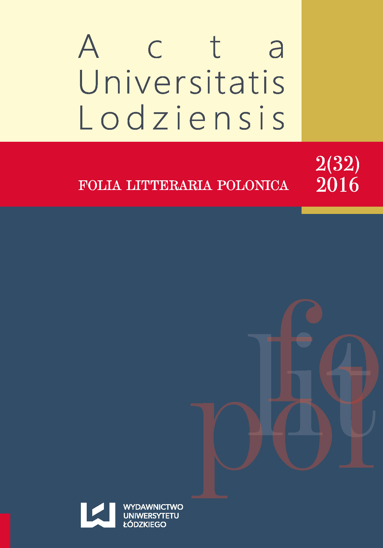 Graphization in the press, i.e. several examples of the spatial organization of press texts Cover Image