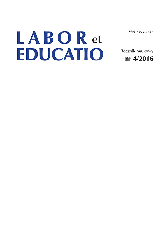 Professional Activation of the Disabled as a Current Socio-Ethical Issue Cover Image