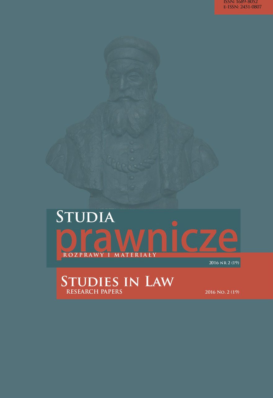 Usprawiedliwiony błąd co do znamion czynu zabronionego – próba oceny zasadności nowelizacji z dnia 20 lutego 2015 roku