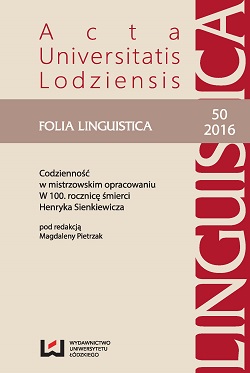 Contemporary assessment of the historical novels by Henryk Sienkiewicz and their timeless value Cover Image