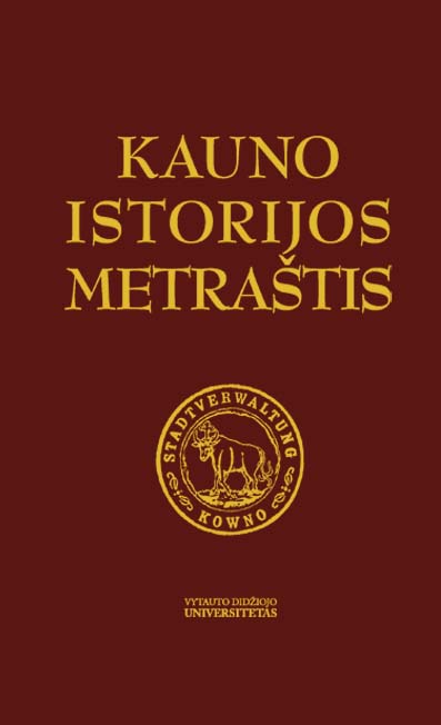 Food and Nutrition in Kaunas in 1920–1940 Cover Image